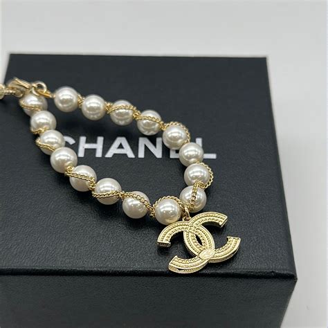 chanel bracelet men|chanel pearl bracelet price.